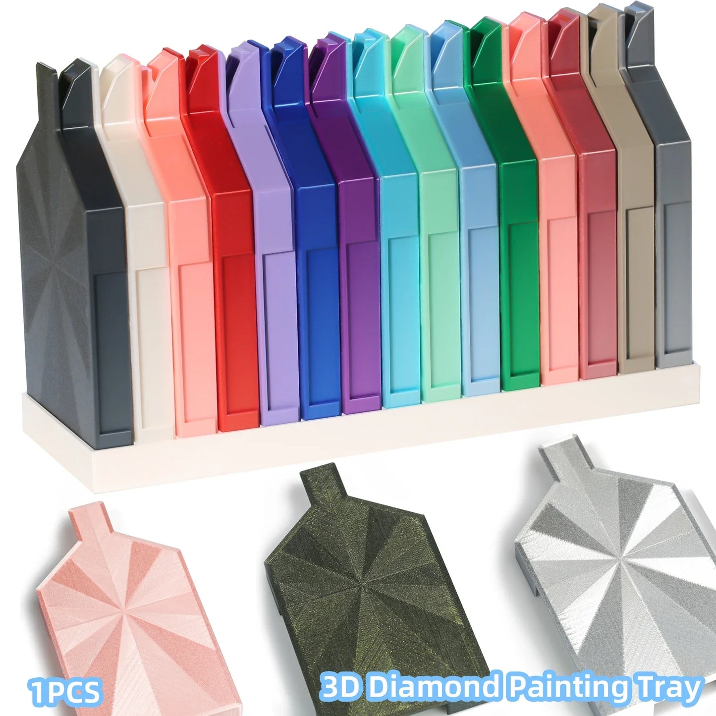Large Diamond Painting Tray Storage Box – Y-Shape Pop-Up Plug Organizer for 5D Diamond Painting Accessories