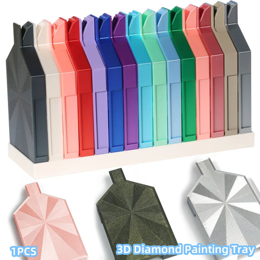 Large Diamond Painting Tray Storage Box – Y-Shape Pop-Up Plug Organizer for 5D Diamond Painting Accessories
