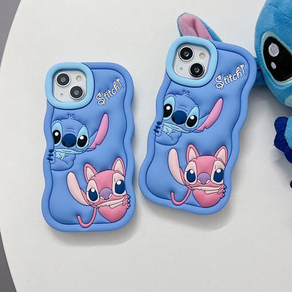 Stitch Soft Silicone Phone Case — Cartoon Cover for Samsung Galaxy A03S/A04E/A14-A16/A25-A36/A52-A56/S20-S25 Ultra & Plus