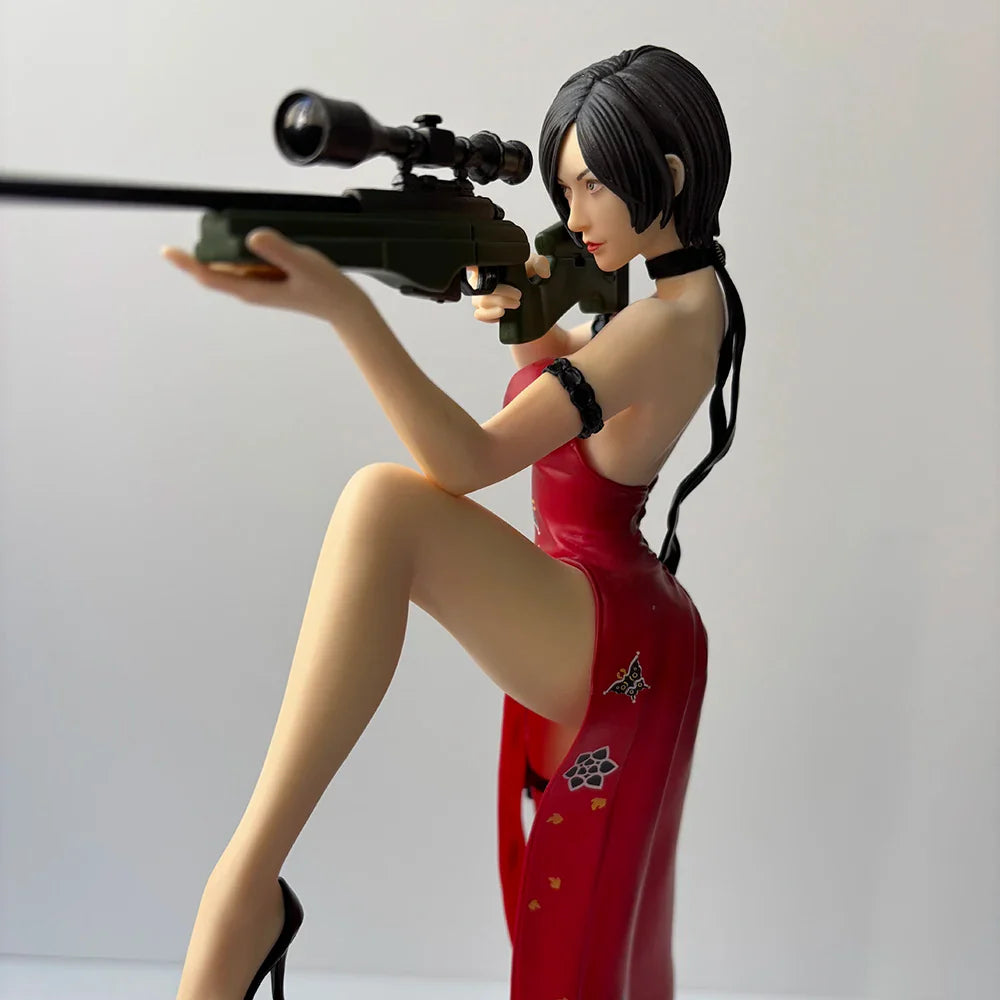 Biohazard Ada Wong PVC Anime Figure – Resident Evil Action Model Collectible for Birthday Gifts