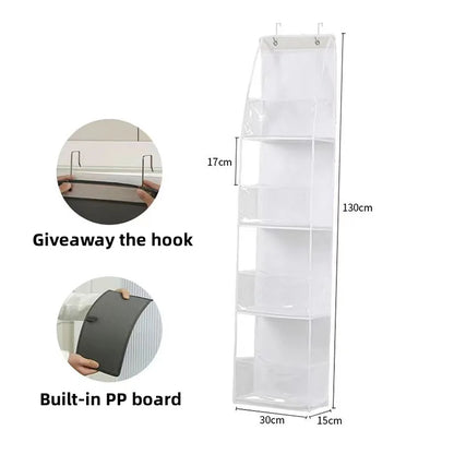 Hanging Fabric Storage Bags – Wall-Hung Nursery & Door Closet Organizer