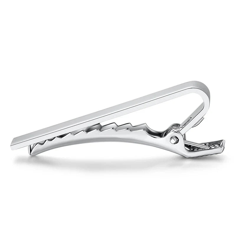 Metal Tone Tie Clip: Fashionable Necktie Accessory for Men - Simple Bar Clasp for Practical Mens Collar Clip Style