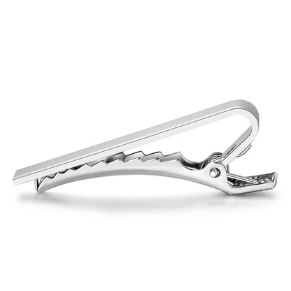 Metal Tone Tie Clip: Fashionable Necktie Accessory for Men - Simple Bar Clasp for Practical Mens Collar Clip Style