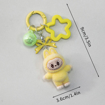 Kawaii Plush Keychain – Cute Aesthetic Bag Charm for Women, Wedding & Party Gifts
