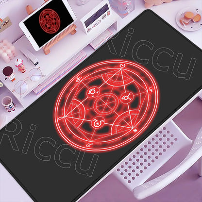 Fullmetal Alchemist XXL Gaming Mouse Pad – Large Anti-Slip Keyboard Desk Mat for Home & Office