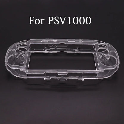Clear Crystal Hard Shell Case for PS Vita & PSP | Transparent Protective Cover for PSV 1000/2000/3000