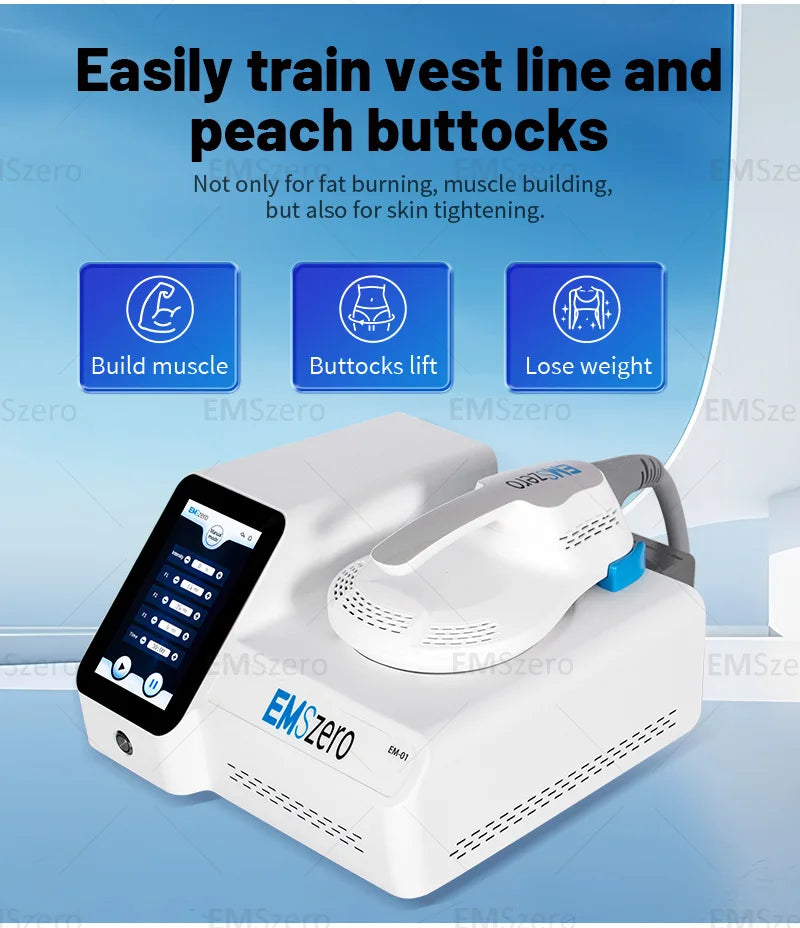 EMSzero Mini Body Sculpting Machine | NEO RF Electromagnetic Muscle Stimulation & Fat Removal 2025