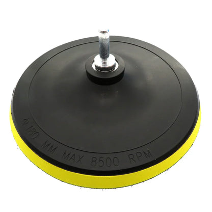 3/5/7-Inch Car Polishing Disc 8pcs Set — Self-Adhesive Buffing, Waxing, and Wool Pads for Car Polisher with Drill Adapter