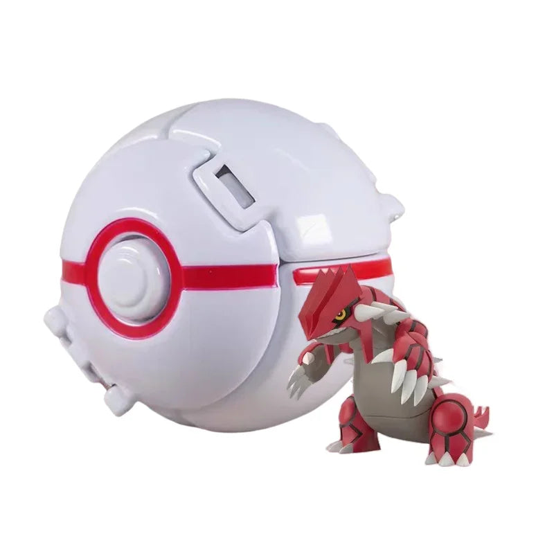 Pokemon Pokeball Figurine — Anime Action Figures including Pikachu & Charizard, Kids Collectible Toy Gift