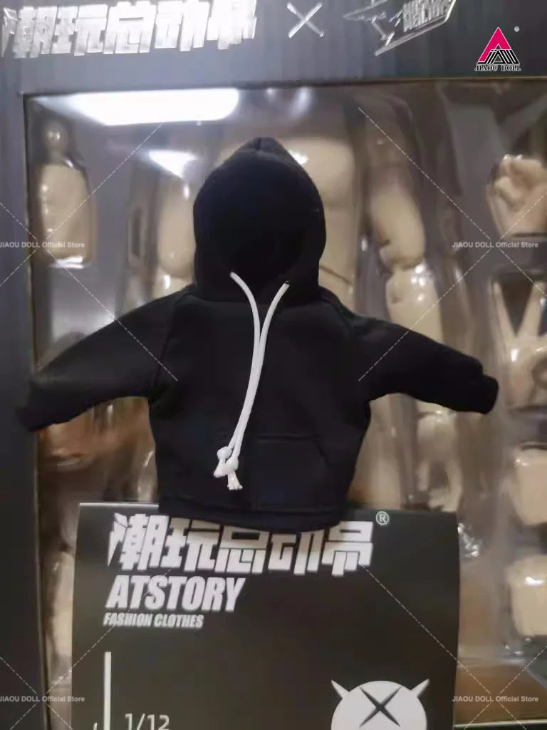ATSTORY 1/12 Scale Hoodie & Pants Set — Male Clothes for 6" Soldier TBL SHF Action Figures & Dolls