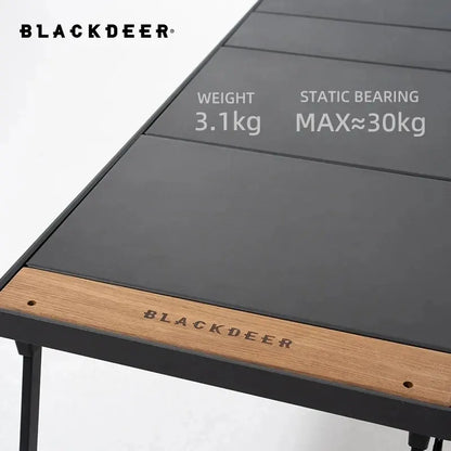 BLACKDEER Camping IGT Table – Folding Aluminum Alloy Portable Table for BBQ, Picnic, Fishing & Outdoor Use