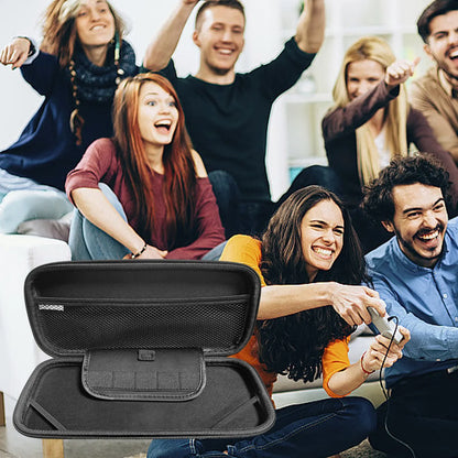 Slim Waterproof Carrying Case for Nintendo Switch 2 (2025) — EVA Hard Shell Protective Storage Handbag for Accessories