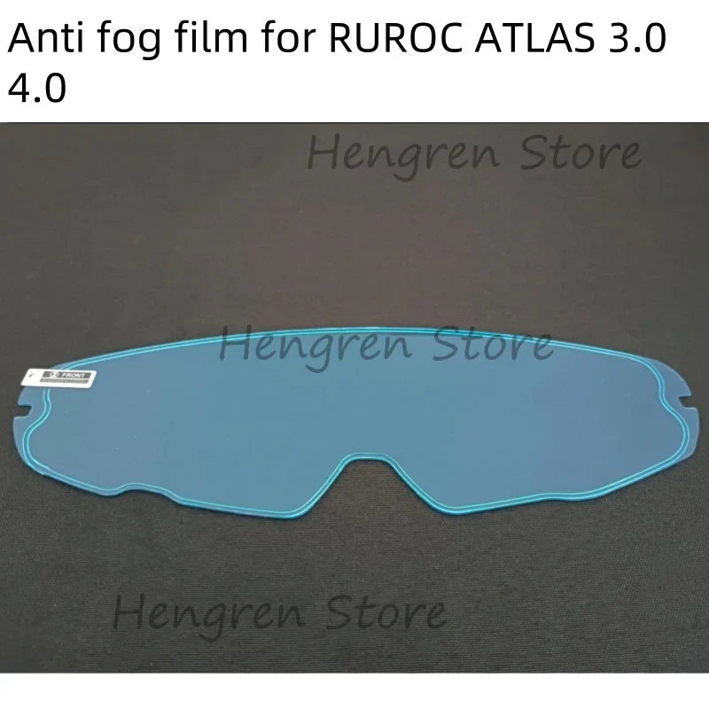 Helmet Visor Lens for RUROC ATLAS 3.0/4.0 – Plating Silver & Red Motorcycle Helmet Shield Replacement Goggles