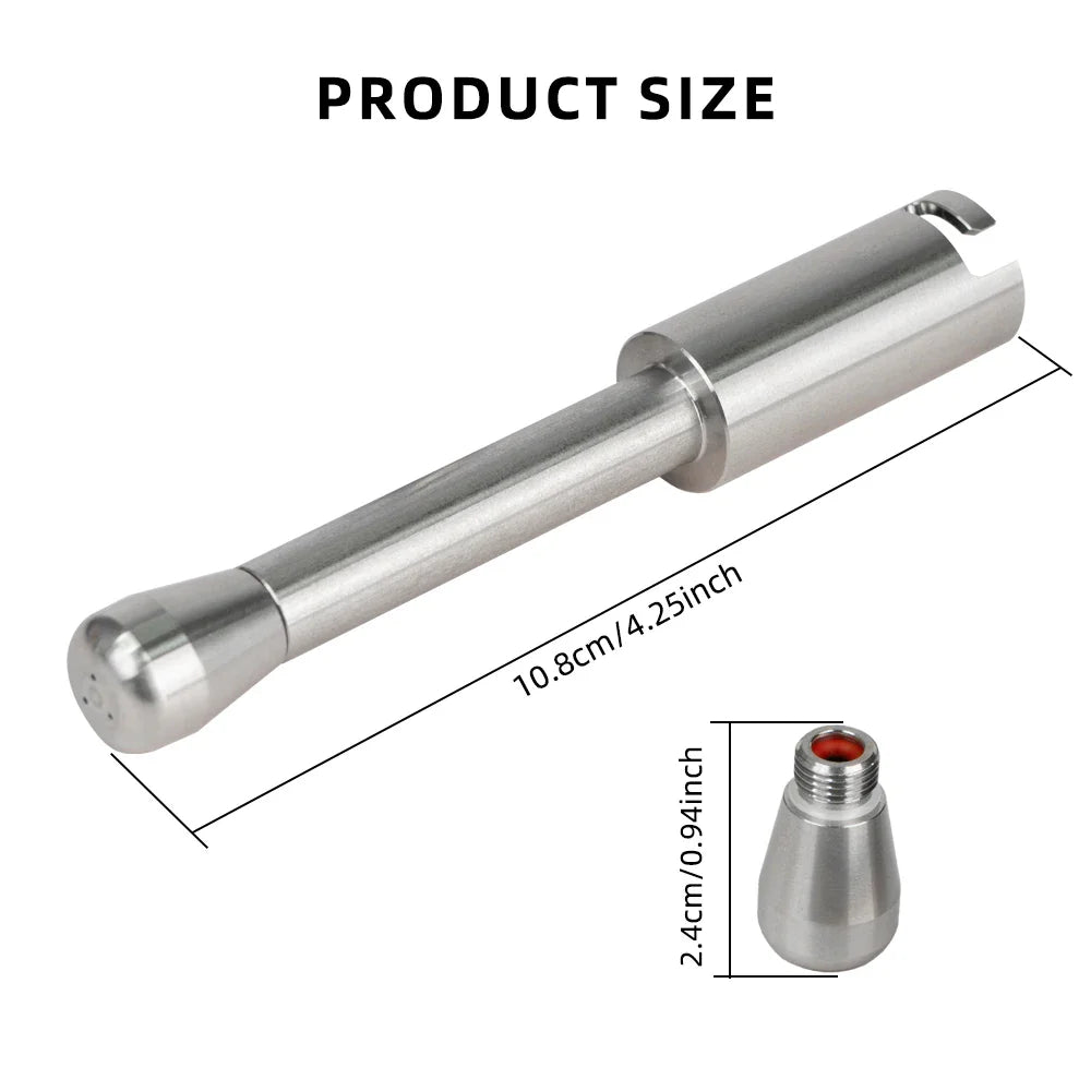 Coffee Maker Steam Wand Nozzle — Stainless Steel Multi-Hole Milk Foam Tip, Compatible with Delonghi EC685