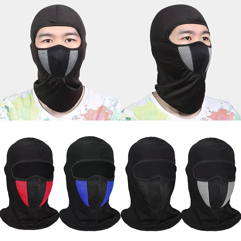 Breathable Motorcycle Balaclava – Full Face Skullies Cap for Motocross, Moto Riding & Helmet Use