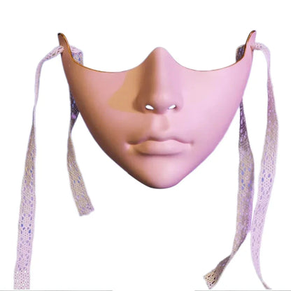Adult Mechanical Half-Face Masquerade Mask — Cosplay & Halloween Dress-Up Prop for Men & Women Gift