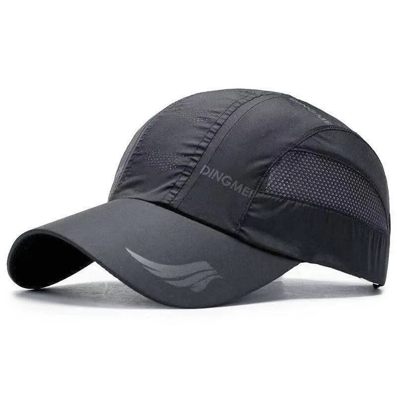 2024 Summer Sports Cap – Men’s and Women’s Quick-Dry Baseball Snapback, Running, Golf, Kpop Solid Mesh Hat
