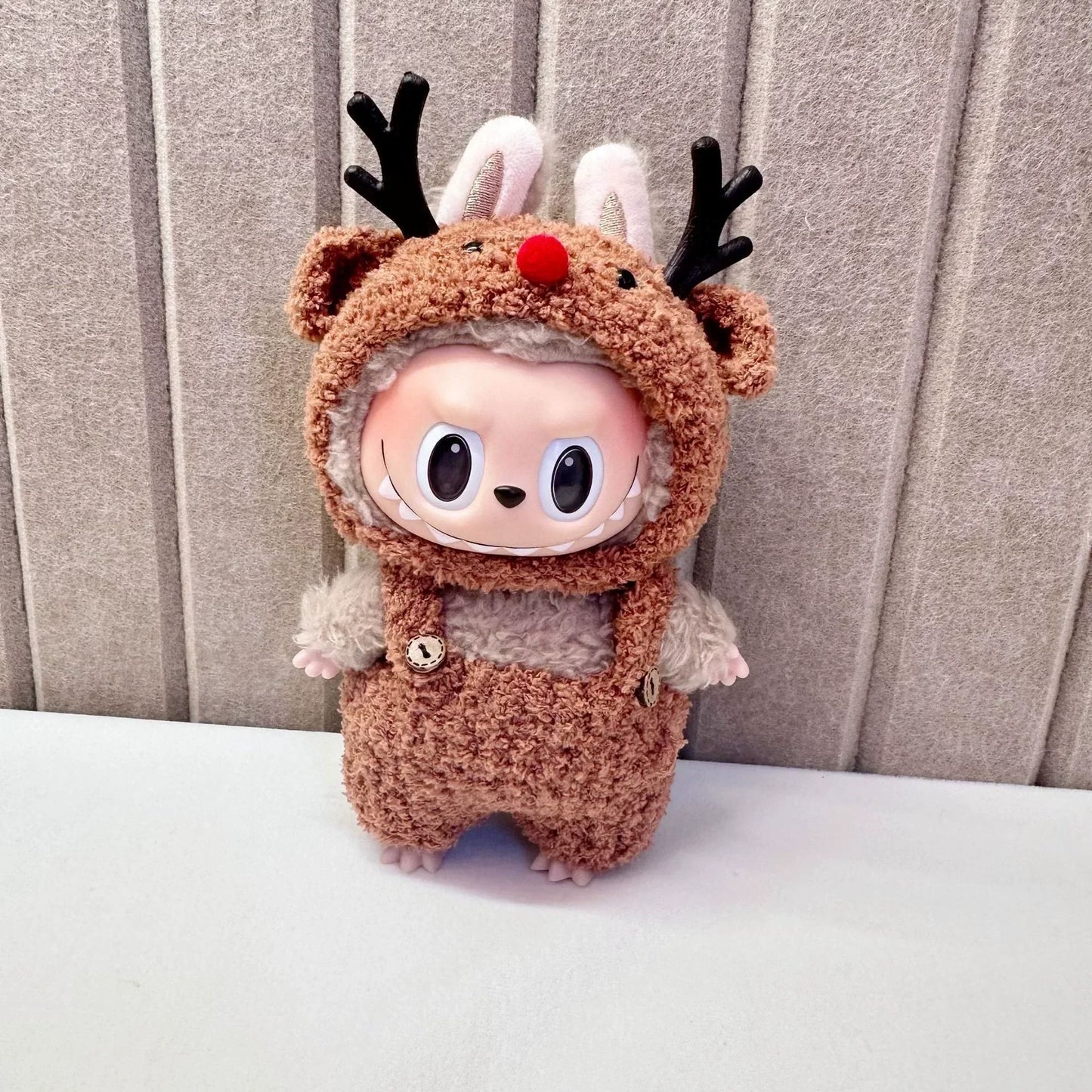 Mini Plush Doll Clothes — Kpop EXO Labubu V1 V2 Idol Outfit | Pit Strip Climbing Suit Accessories | Doll Clothing Gift