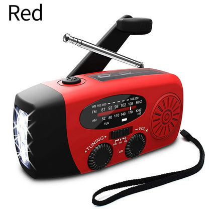 STONEGO Mini Portable Radio — Handheld Rechargeable Digital FM Radio with USB/TF MP3 Player, Speaker Device for On-the-Go Use