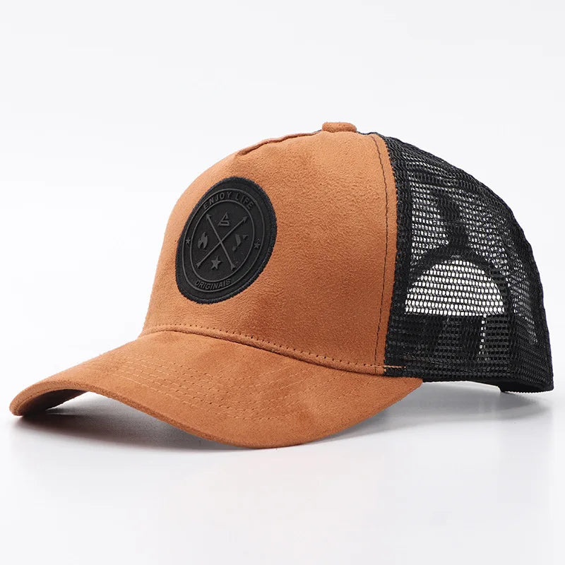 Unisex Cotton Mesh Trucker Hat - Multi Color Casual Summer Baseball Cap for Men & Women