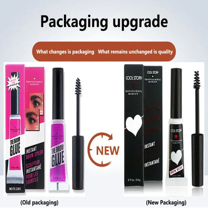 Transparent Eyebrow Shaping Gel – Waterproof, Natural 3D Long-Lasting Eyebrow Enhancer