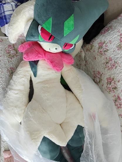 170cm Meowscarada Plush Doll — Pokemon Crystal Velvet Throw Pillow, Room Decor Anime Plush, Birthday & Christmas Gift
