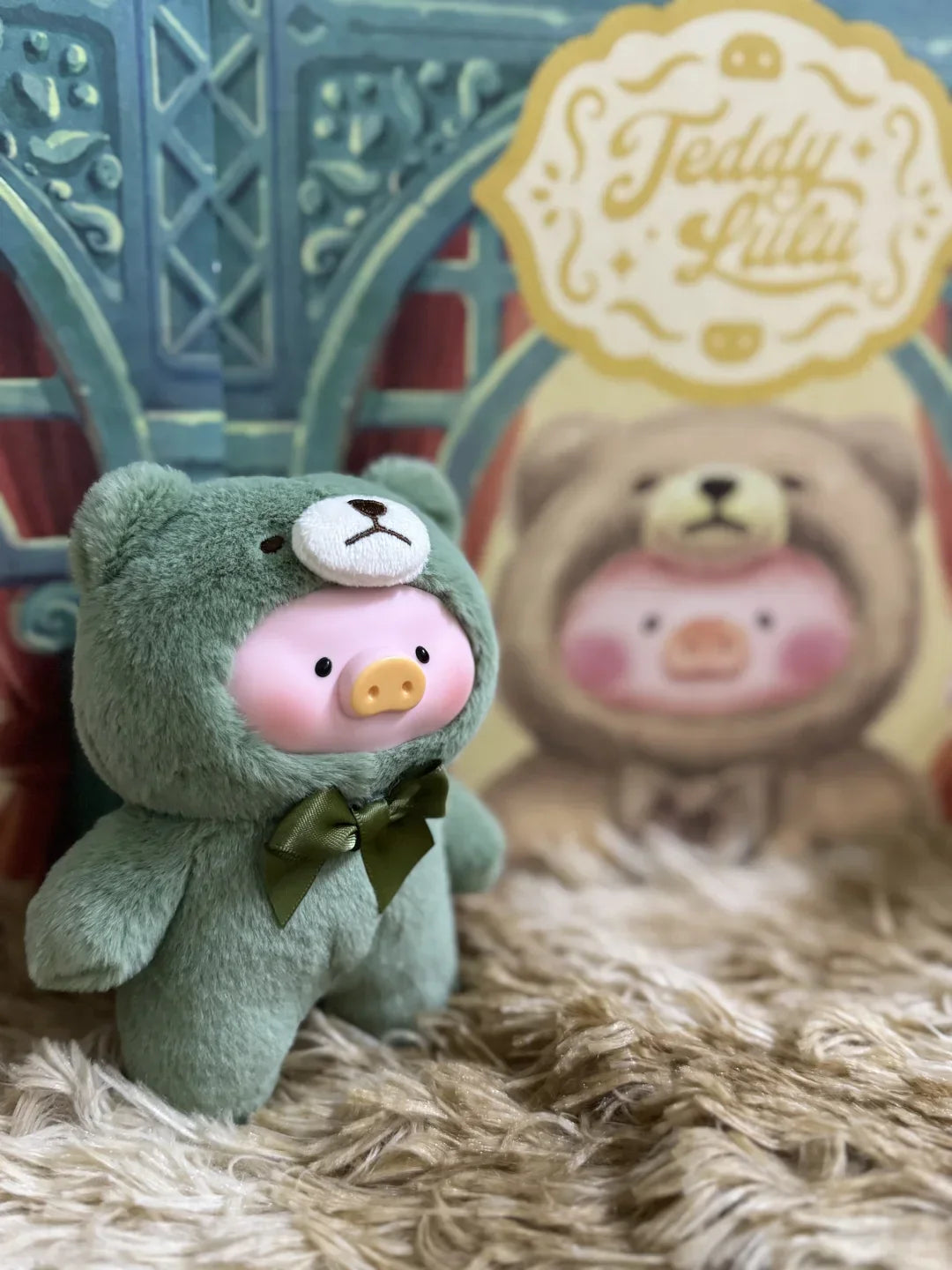 Blind Box Lulu Pig Vinyl Plush – Retro Teddy Series Cute Bag & Desktop Decoration Gift