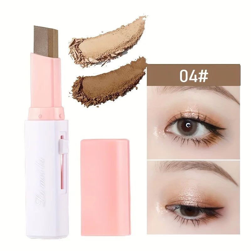 2-in-1 Pearly Highlighter & Eyeshadow Stick – Waterproof Long-Lasting Glitter Eyeliner & Eye Makeup Pen