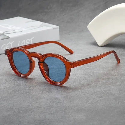 2025 Retro Round Small Frame Sunglasses — High-End UV Resistant Shades for Men & Women, Fashion Trend