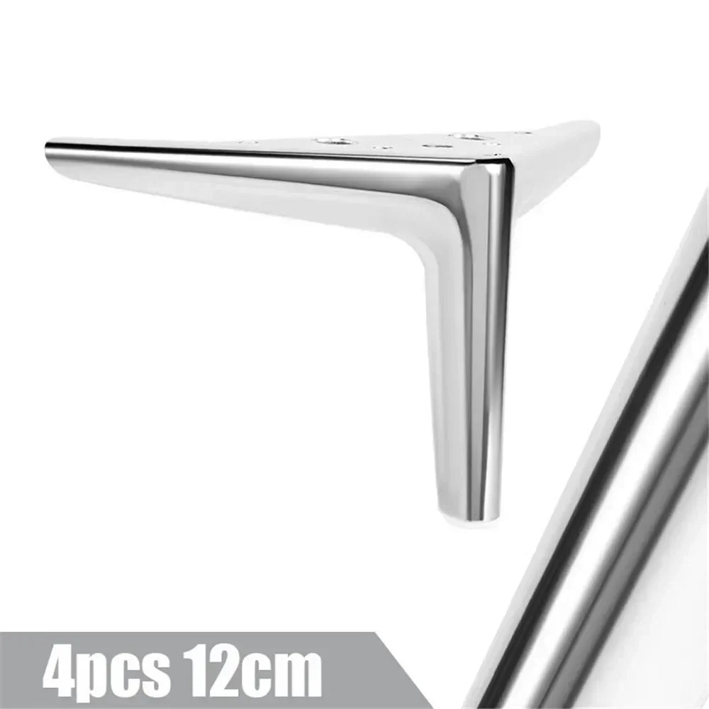 4Pcs Metal Furniture Legs – Heavy-Duty Feet for TV Stand, Sofa, Cabinet & Table, 800KG Load Capacity