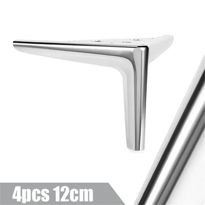 4Pcs Metal Furniture Legs – Heavy-Duty Feet for TV Stand, Sofa, Cabinet & Table, 800KG Load Capacity