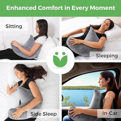 Rotator Cuff Shoulder Surgery Recovery Pillow – Side Sleeping Support Cushion with Arm Elevation for Post-Op Comfort & Pain Relief (Best Seller)