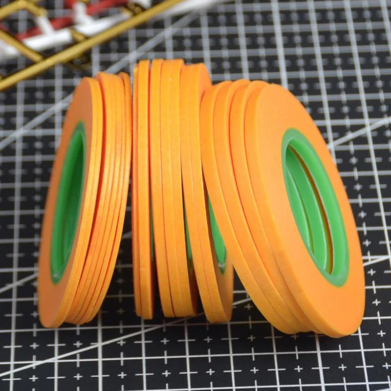 Model Spraying Ultra Fine DIY Masking Tape 1mm/2mm/3mm Wide - 18m Special Coating Covering Tape