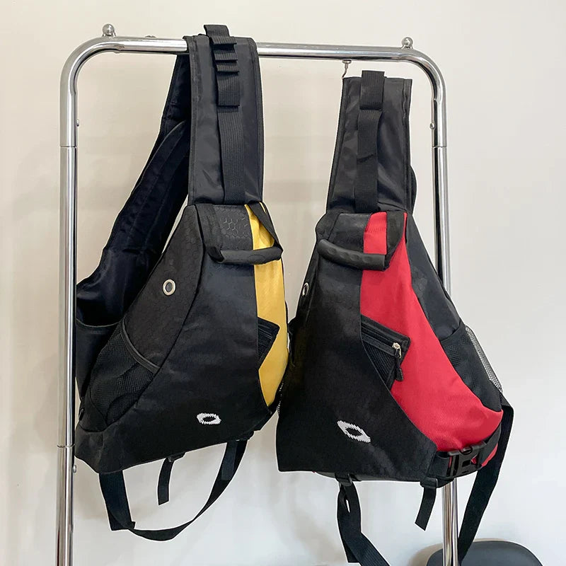 Large Capacity Chest & Crossbody Bag – Multi-Pocket Outdoor, Travel & Cycling Bag