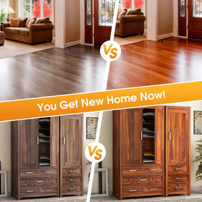 Solid Furniture Polishing Seasoning — Waterproof Care and Maintenance Cleaner