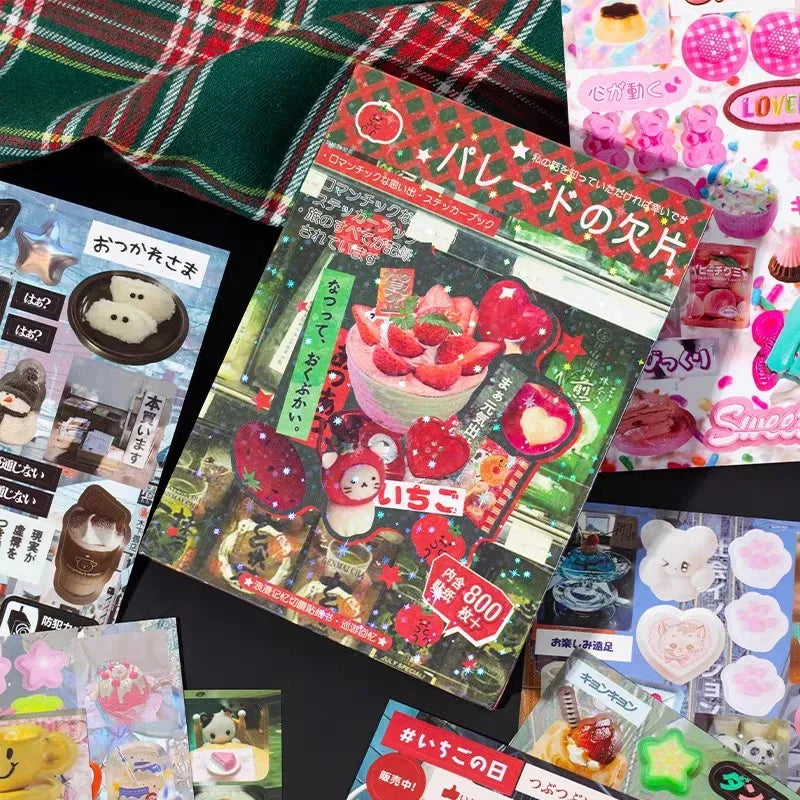 MINKYS 45 Sheets Retro Decorative Stickers – Laptop, Kpop, Toploader, Photocard Sticker Book, Kids Gift & School Stationery