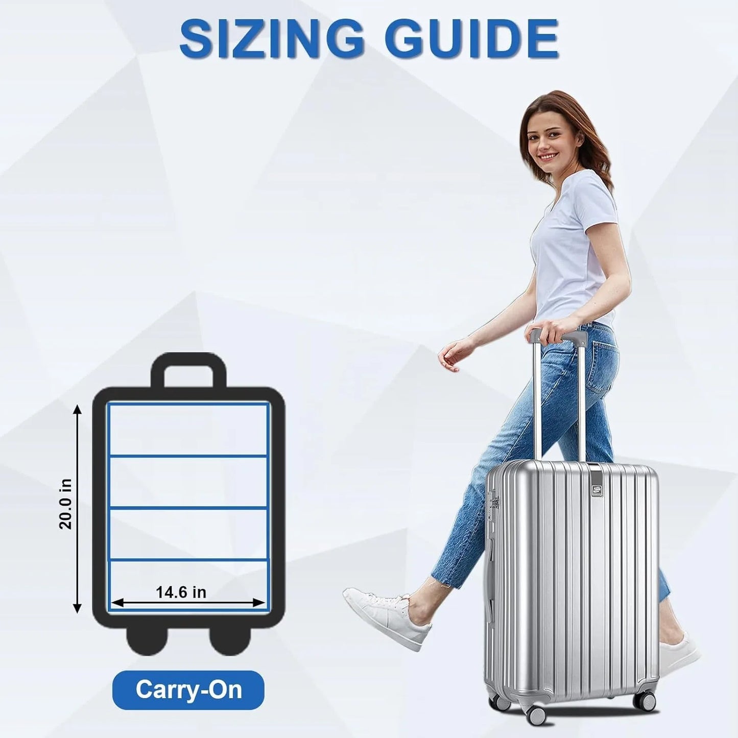 High-Capacity Travel Suitcase Organizer – Hanging Shelve & Packing Cube Collapsible Storage Bags