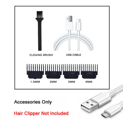 Vintage T9 Professional Electric Hair Clipper & Beard Trimmer – USB Rechargeable Portable Grooming Shaver for Men’s Hair Care & Styling Tool