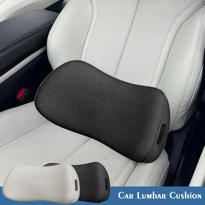 Breathable Car Seat Lumbar Support Pillow – Waist Protection Cushion for Office & Car Seat Comfort Accessories