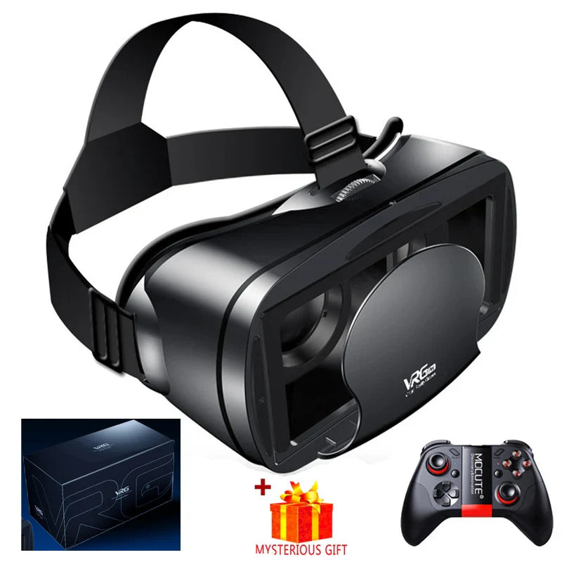 VRG Pro VR Glasses – Virtual Reality 3D Headset Goggles for Smartphone Mobile Gaming