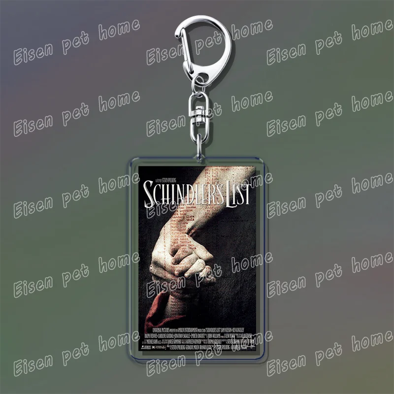Classic Movie Keychains – Jaws, Fight Club, Avatar Pendant Key Rings for Bags & Fan Gifts