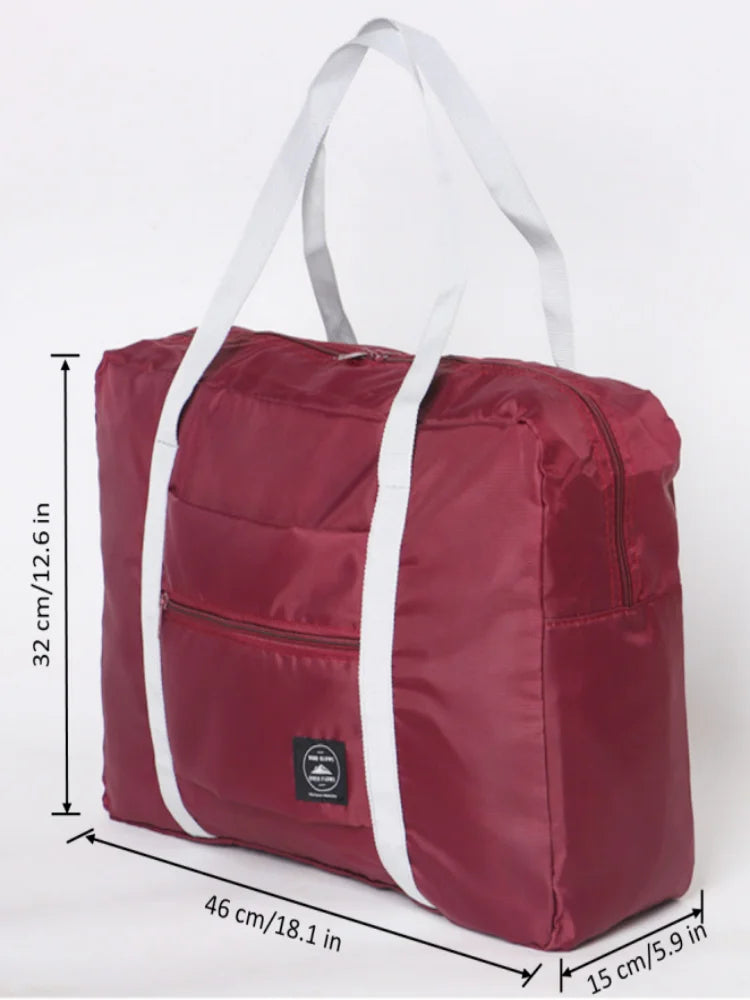 Foldable Travel Duffel Bag – Lightweight Large Capacity Carry-On for Women & Girls, Sports & Weekend Trips