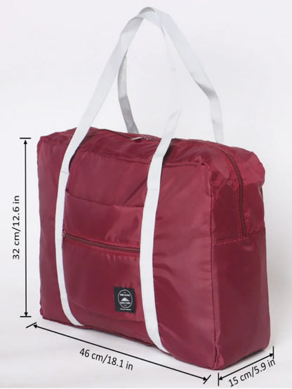 Foldable Travel Duffel Bag – Lightweight Large Capacity Carry-On for Women & Girls, Sports & Weekend Trips