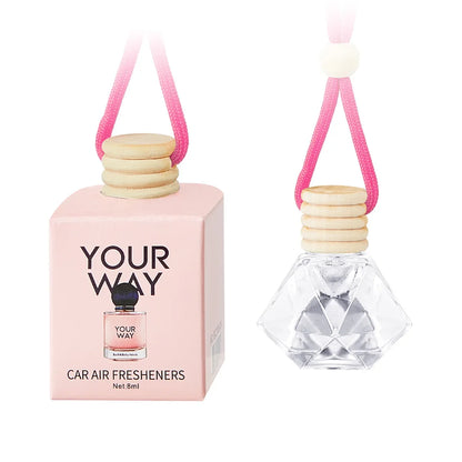 Car Perfume Bottle Air Freshener - Long-Lasting Fresh Scent & Stylish Interior Accessory