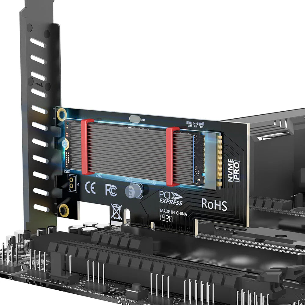 JEYI M.2 SSD Heatsink - Aluminum PS5 Radiator with Silicone Thermal Pad for NVMe NGFF M.2 2280 PCIe SSD