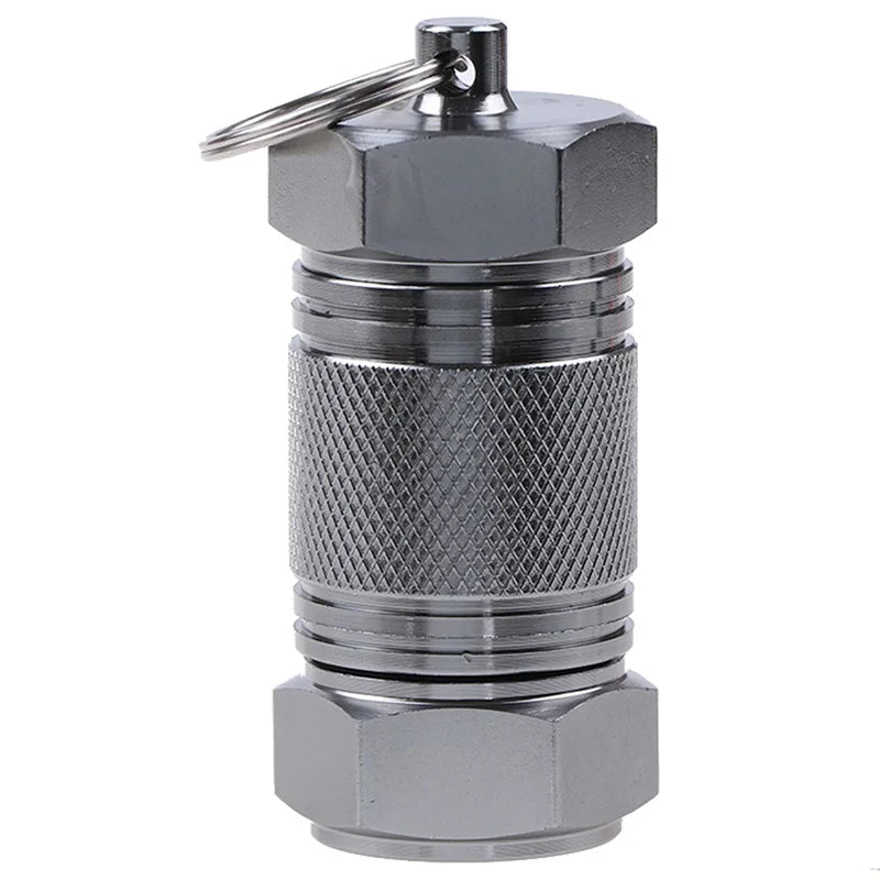 Waterproof Aluminum Pill Case – Capsule Container for Medicine & Outdoor Emergency Storage