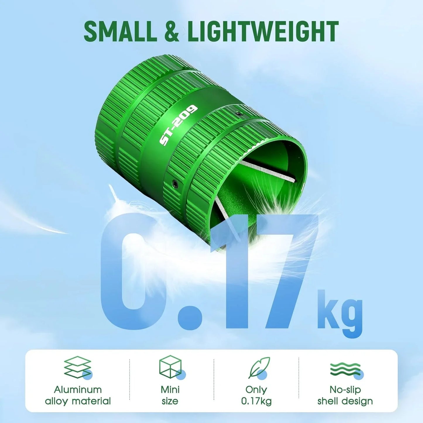 Pipe Reamer & Deburring Tool – Cleaner for Copper, PVC, and Tubing Pipes