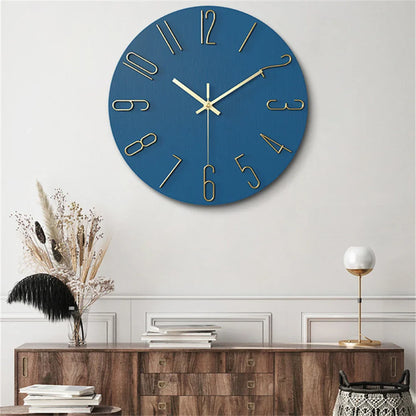 3D Digital Wall Clock – Simple Creative Household Dial, Fashion Decorative 12-Inch (30CM) Clock for Living Room