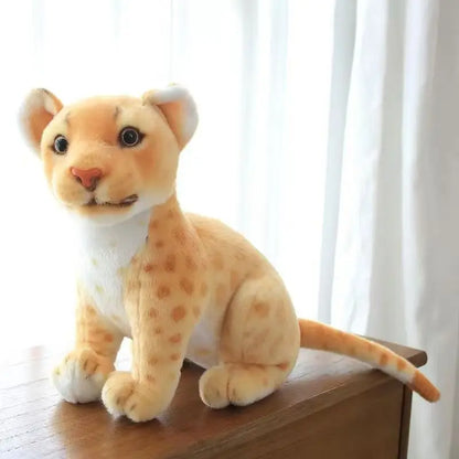 20-25cm Giant Realistic Tiger & Collie Dog Plush – Cute Forest Animal Pillow Toy Gift for Girls