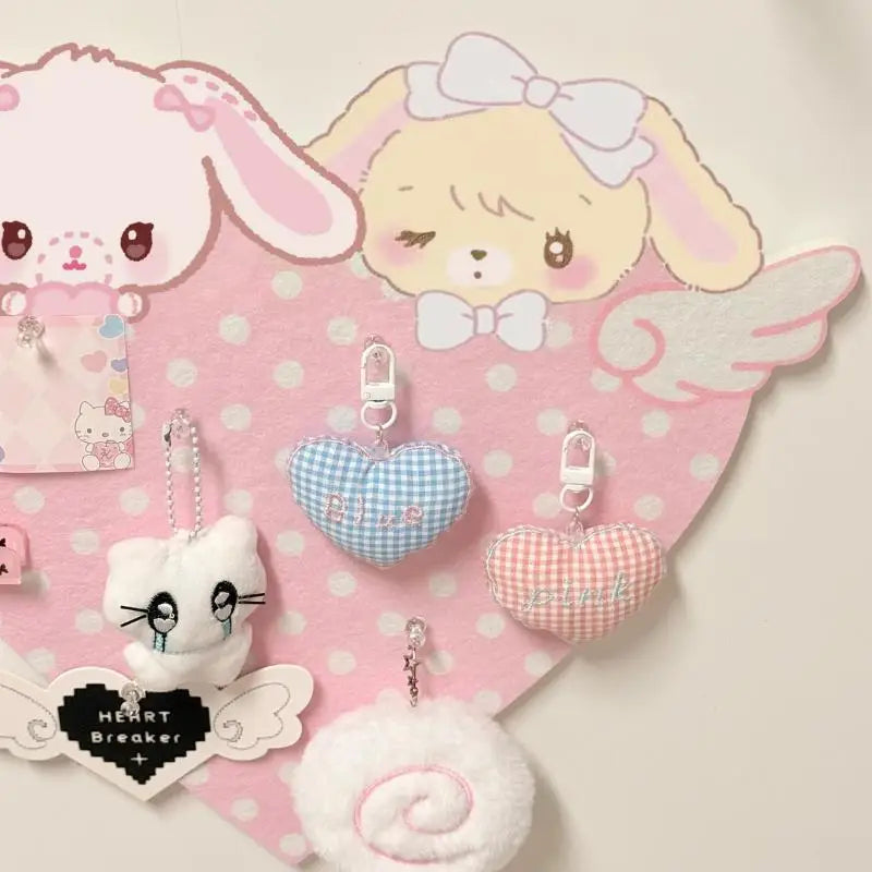 Cute Cartoon Bunny Felt Cork Board - Punch-Free Wall Photo & Message Board Room Decor